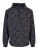 Urban Classics – Flower All Over Print Pullover Jas – L – Zwart/Wit