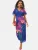 love & roses Zomerjurk  blauw / lichtgeel / smaragd / orchidee