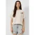 QS T-shirt met backprint beige