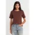 Dames Katoenen Crew Neck T-Shirt