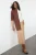 Trendyol Modest Dames Bruin Maxi Lang Casual Recht Modest Jurken