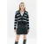 Caroll gestreepte gebreid vest met wol donkerblauw