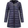 Gentile Bellini Lange puffer jas met capuchon slim fit