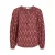 VILA top met print – roodbruin