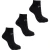 Everlast Trainingssokken met logo voor heren (pak van 3) (Zwart)