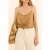 ICode Camel Floral Heart Top Ochre