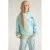 Frankie&Liberty wide leg regular waist sweatpants lichtblauw