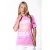 Colourful Rebel T-shirt met print – roze