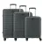 D&N Kofferset ‘Travel Line 4600’  donkergrijs
