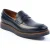Base London Sid Leer Heren Navy Instappers