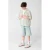 Shoeby regular casual overhemd ecru met textuur