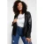 Trendyol Curve Dames Zwart Effen Regular fit Grote maten Jassen