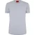 Hugo Heren effen V-hals T-shirt (Medium Grijs)
