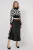 Satijnen A-Lijn Midi Rok met Elastische Taille