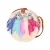Gave Lux Schoudertas  beige / blauw / aqua / pink / zwart