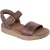 Skechers Bobs Sun Vibe Be Corky Polyester Dames Chocolade Sandalen