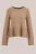 WE Fashion – Dames trui – Regular fit – Lichtbruin –