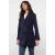 Trendyol Modest Dames Donkerblauw Effen Lang Regular fit Modest Blazers