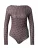ABOUT YOU Shirt body ‘Helga’  bruin / wit