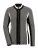 MADELEINE Gebreid vest  zwart / wit