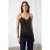 TRENDYOLMİLLA Dames Zwart Stippen Mouwloos Regular fit Blouses