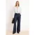 TRENDYOLMİLLA Dames Blauw Effen Wijde pijp Normale taille Jeans