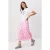 TRENDYOLMİLLA Dames Roze Stippen Midi Zeemeermin Rokken