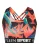 Plein Sport Sporttop  petrol / lichtrood / zwart / wit