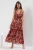 Dames maxi-jurk met batikprint, hangend model, geschikt voor op het strand.