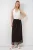Bloemen Hoge Taille Maxi A-Lijn Rok