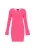 faina Gebreide jurk  fuchsia