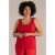Yest Curve top fijn gebreid rood