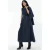 Denim Jas & Maxi Jurk Twee-Delige Set