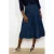 LOLALIZA denim spijkerrok dark blue denim