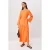 Trendyol Modest Dames Oranje Effen Maxi Lang Casual A-lijn Modest Jurken
