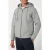 GUESS Full Zip Hooded Flee Light Stone Heather