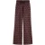 Scotch & Soda Jacquard Knitted Trousers Dark Bordeaux