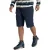 Craghoppers Heren Kiwi Lange Shorts (Staalblauw)