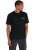 Berghaus Heren organisch T-shirt met voor- en achterkant met logo in zwart