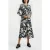 French Connection Deon Delph Drape Drs Black/cream