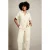 LOLALIZA denim jumpsuit – beige