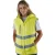 Yoko Heren Kensington Gilet met capuchon (Fluorescerend Geel)