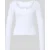 NOISY MAY® shirt met lange mouwen in riblook met kant model ‘MAYA’