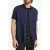 John Varvatos Ss Loren Sportshirt W/ Pa Navy