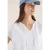 Cecil Dames Blouse met korte mouwen en structuurmix in Wit