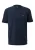 QS Shirt  donkerblauw / curry