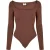 Urban Classics Dames biologische bodysuit met lange mouwen