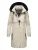 Navahoo Kaltwetterretter dames winterparka met imitatiebontkraag