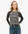 Athletic Essentials Geribde Slimfit top met Lange Mouwen Donkergrijs