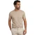 T-shirt Blue Industry beige met boord